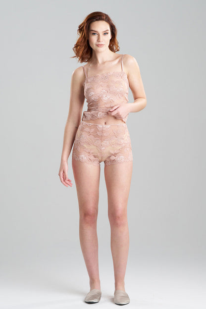 NATORI Buy Imagine Allover Lace Boyshorts in Rose Petal Online