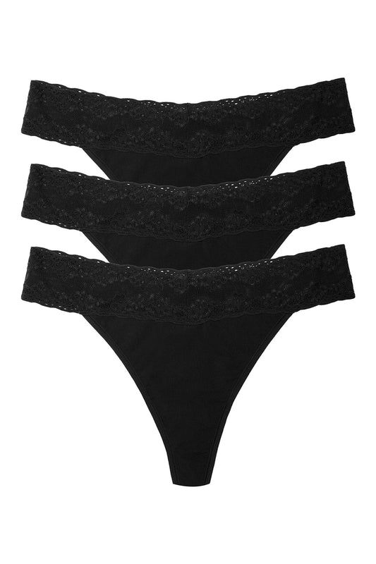 NATORI Bliss Perfection One Size Classic Thong 3-Pack