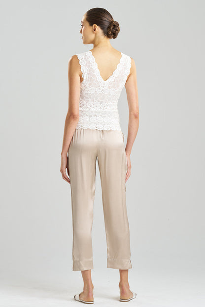 NATORI Buy Rose Parfait Allover Lace Tank in Warm White Online