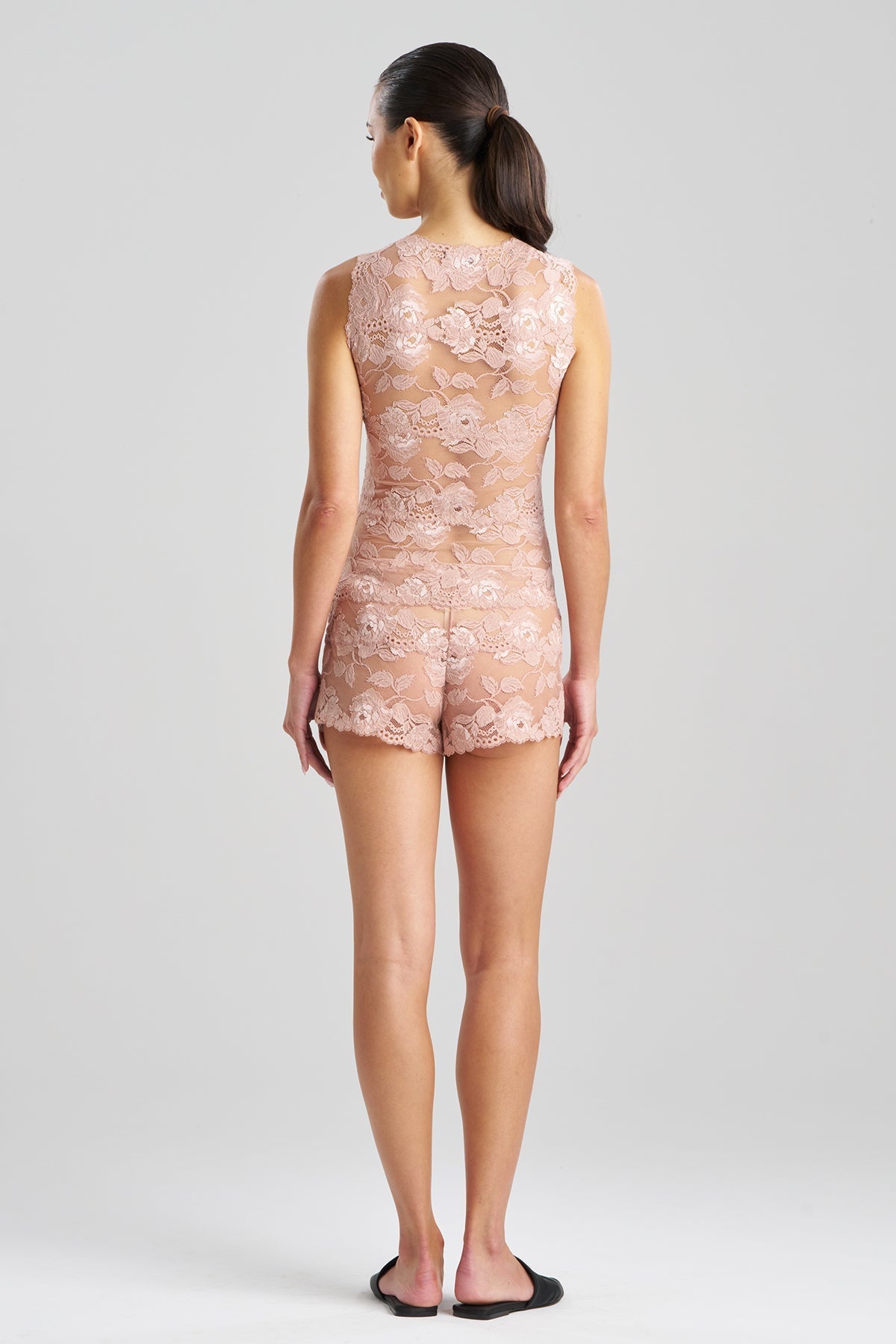 NATORI Buy Imagine Allover Lace Tank in Rose Petal Online