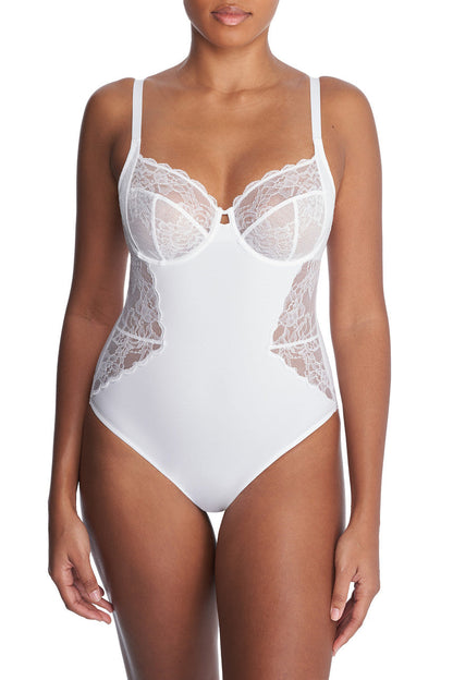 NATORI Buy Statement Full Fit Underwire Bodysuit in White Online