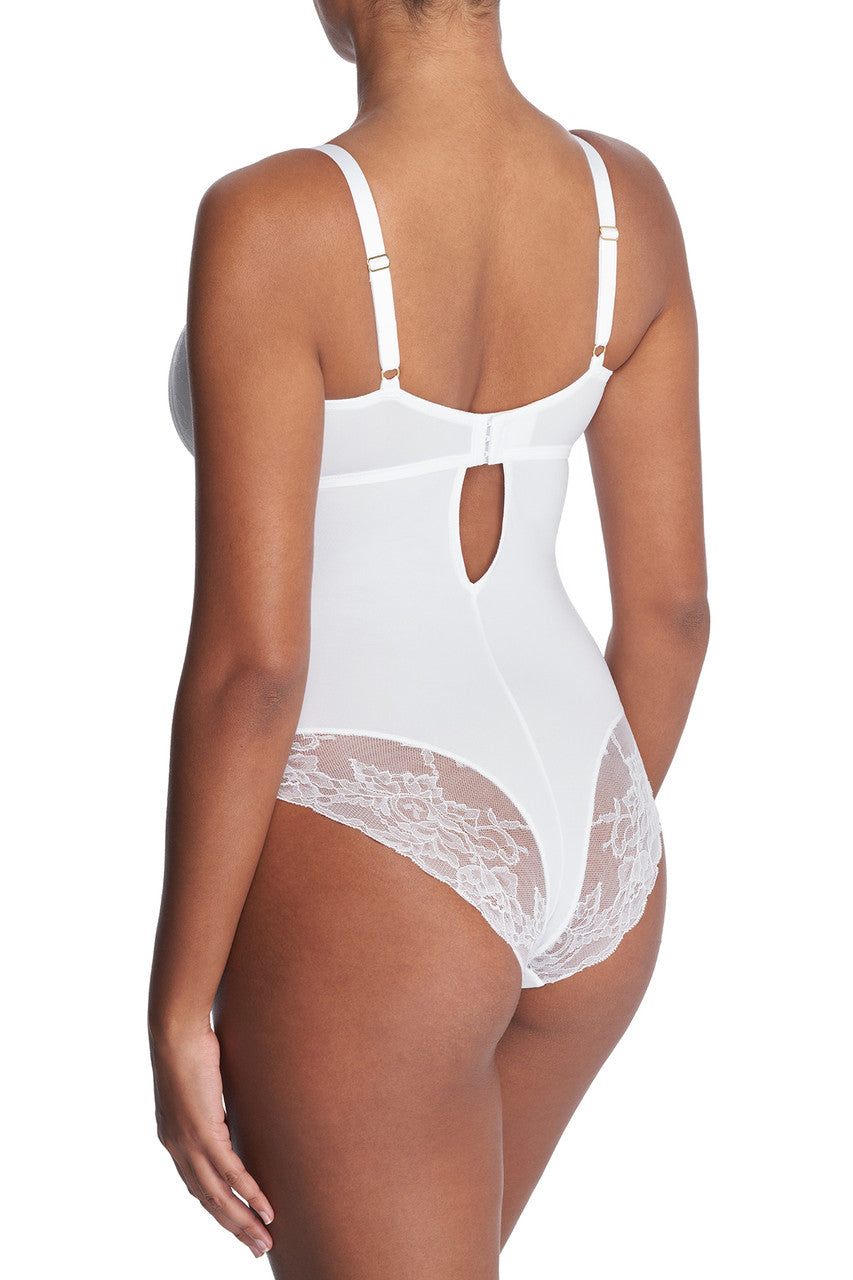 NATORI Buy Statement Full Fit Underwire Bodysuit in White Online