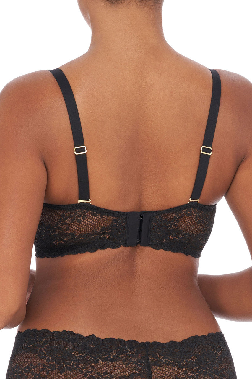 NATORI Buy Heavenly Convertible Balconette Underwire Bra in Black Online