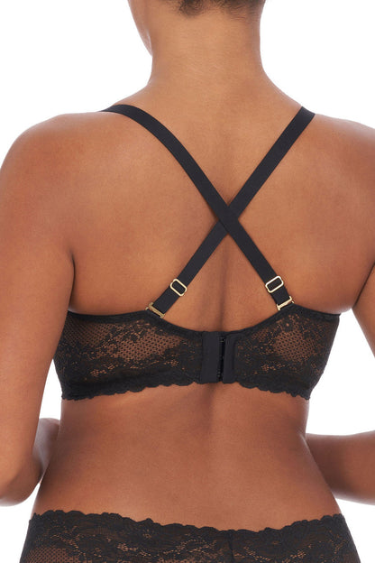 NATORI Buy Heavenly Convertible Balconette Underwire Bra in Black Online