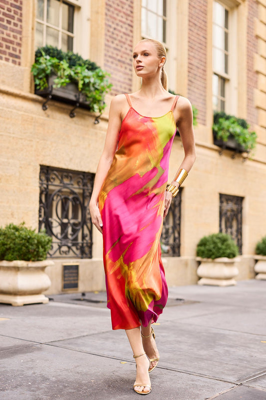 NATORI Soleil Slip Dress