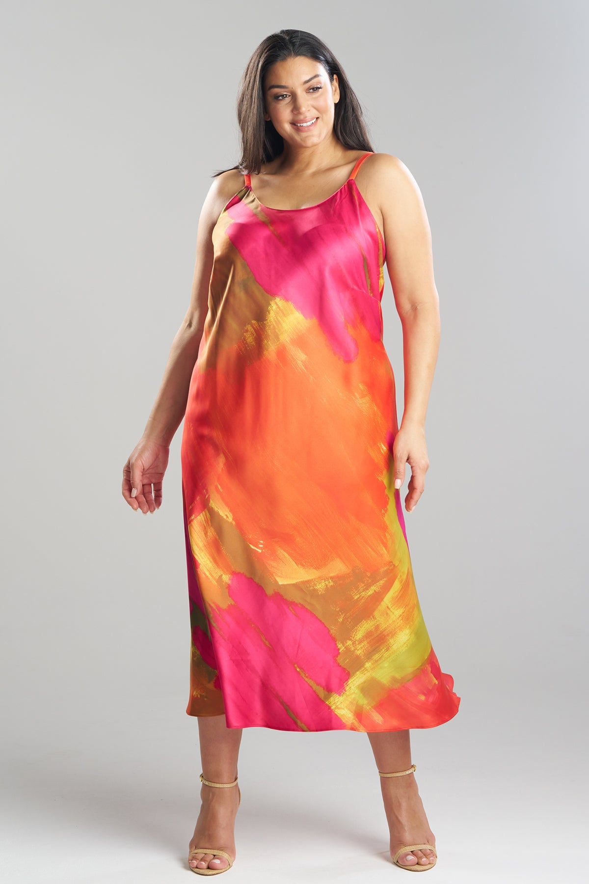 NATORI Soleil Slip Dress