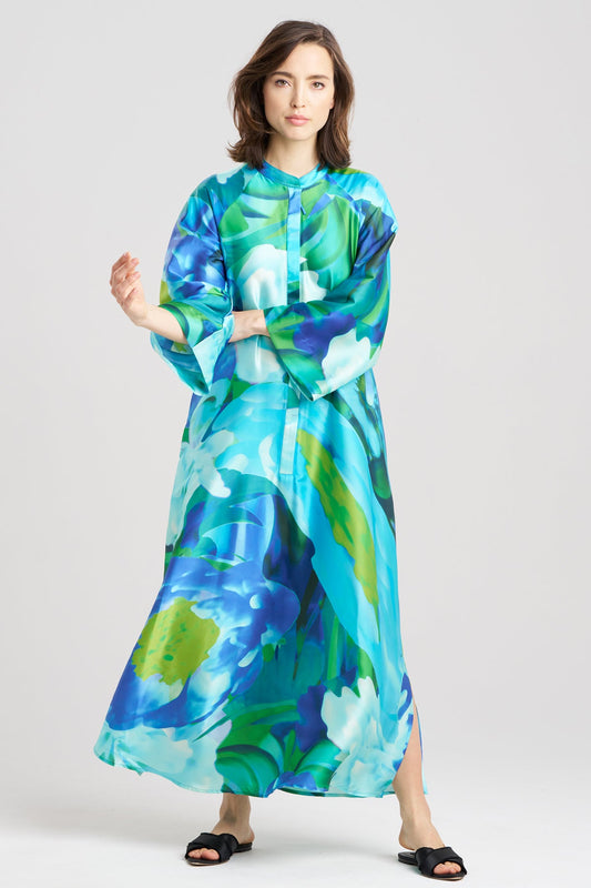 NATORI Garbo Zip Caftan