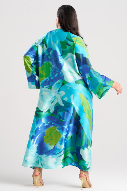 NATORI Garbo Zip Caftan