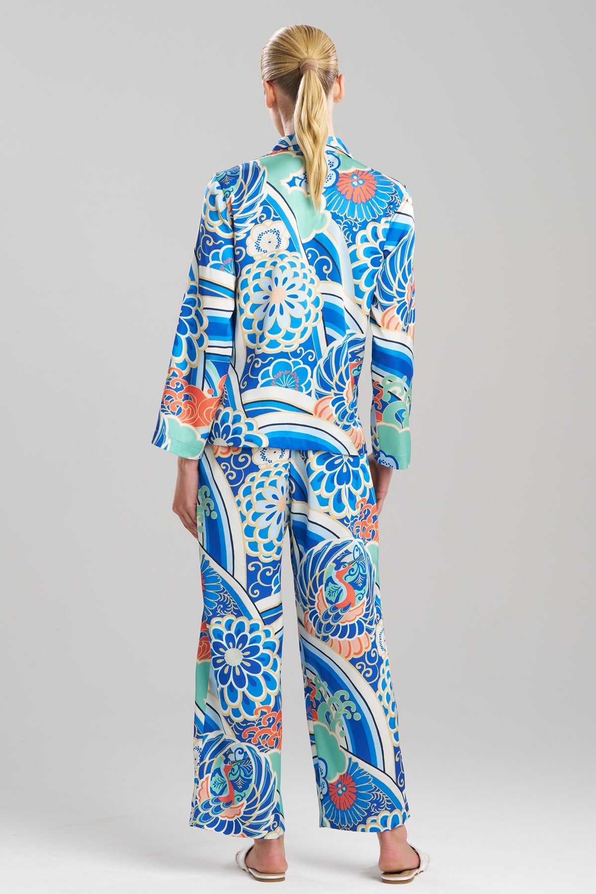 NATORI Medallion Notch Button Front PJ