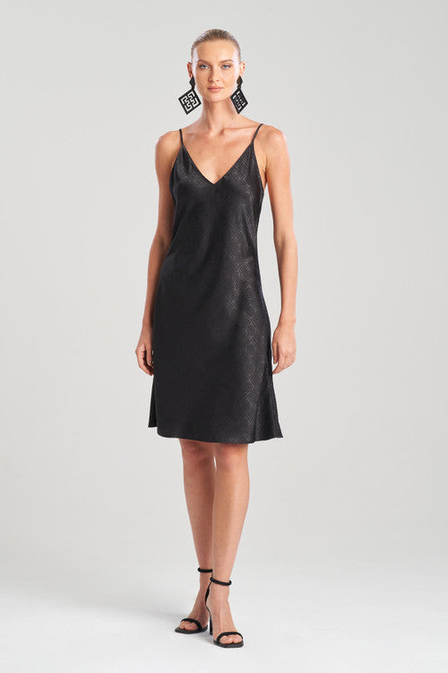 NATORI Buy Infinity Jacquard Slip in Black Online
