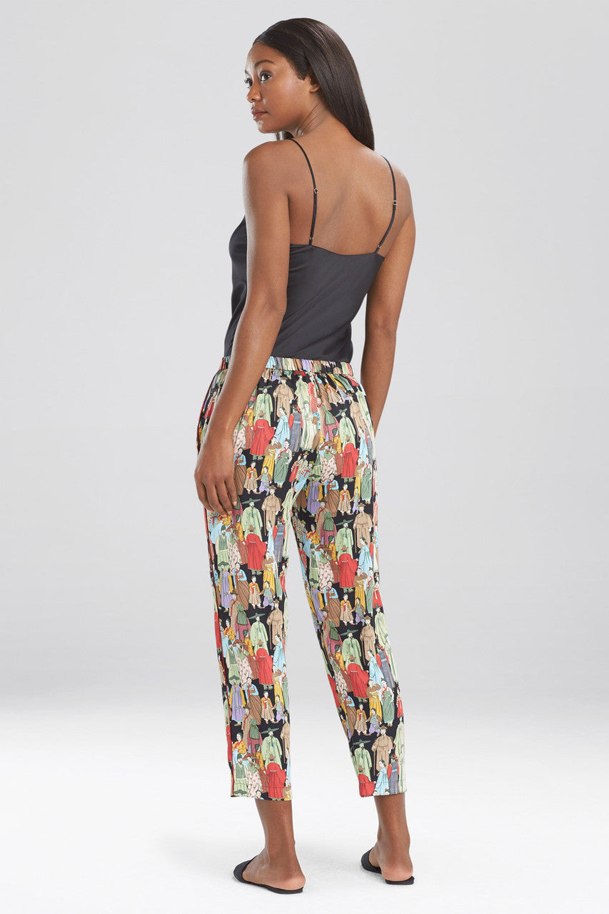 NATORI Buy Dynasty Cropped Pants in Black Online
