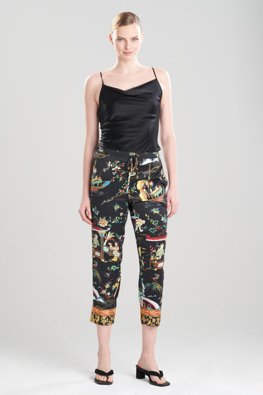 NATORI Buy Kana Charm Pants in Black Multi Online
