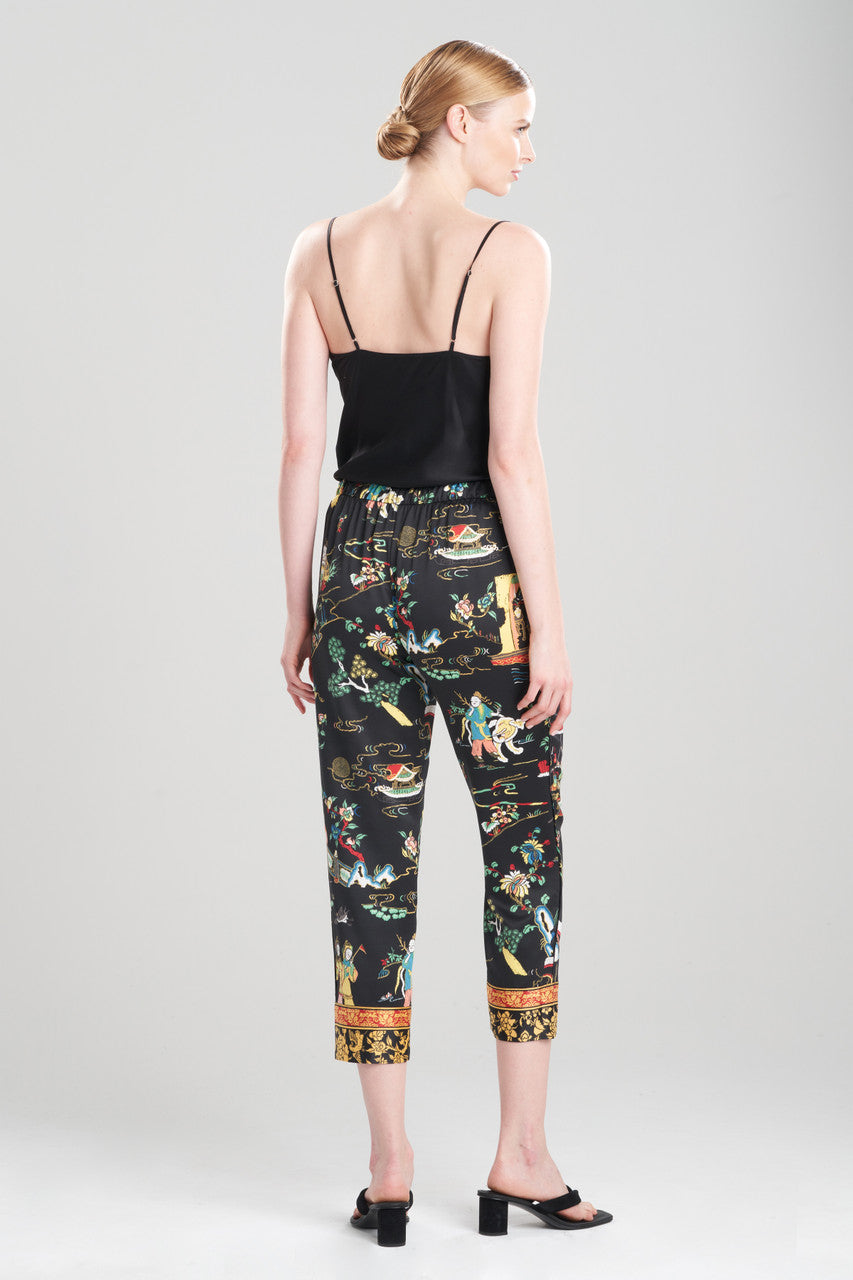 NATORI Buy Kana Charm Pants in Black Multi Online