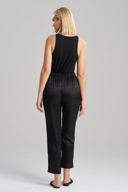 NATORI Buy Infinity Jacquard Pants in Black Online