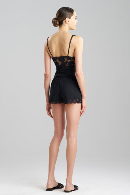 NATORI Buy Imagine Jersey Lace Shorts in Black Online