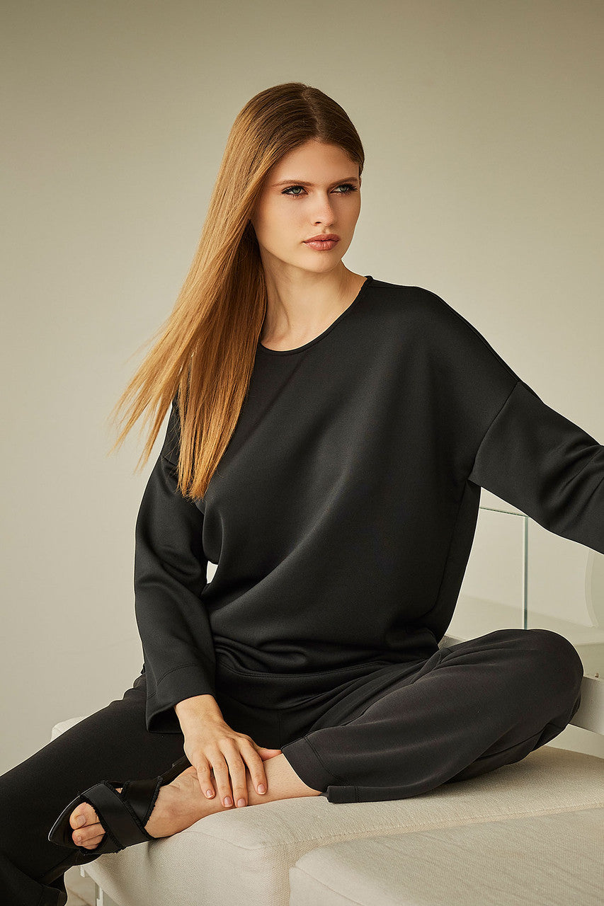 NATORI Buy Anywhere Wedge Top in Black Online