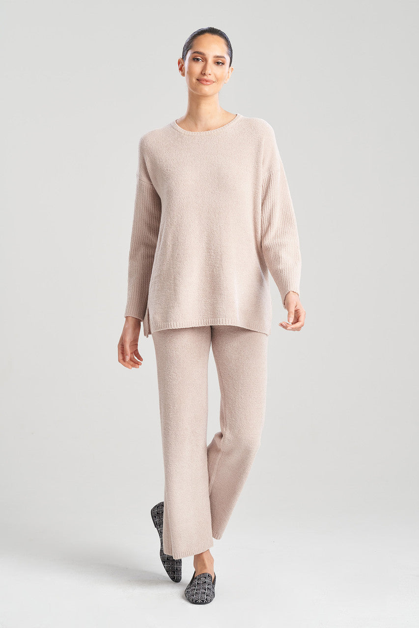 NATORI Buy Aura Solid Chenille Top in Mink Online