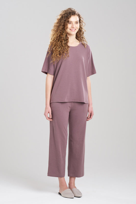NATORI Buy Ease Boat Neck Top in Truffle Online