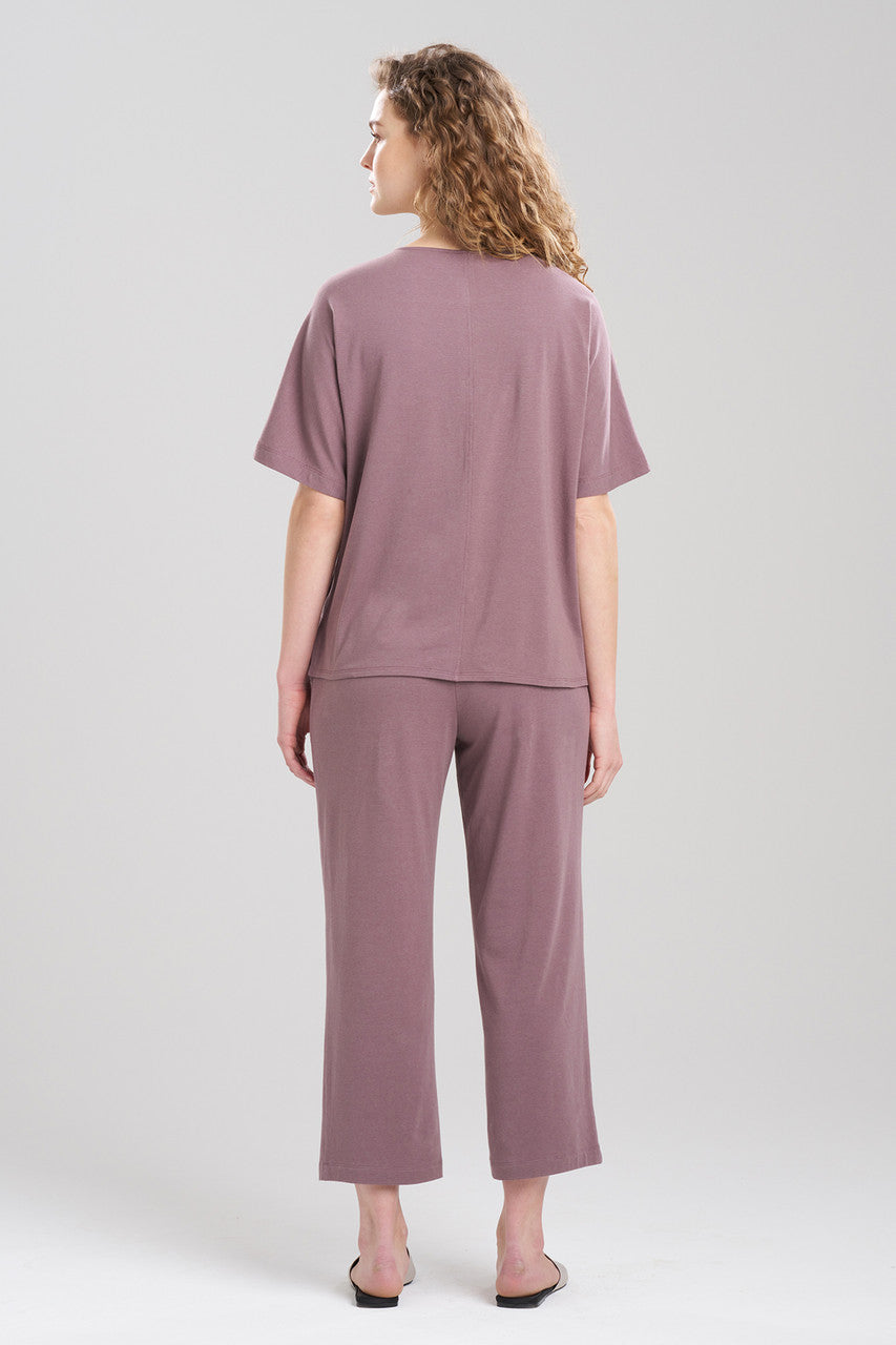 NATORI Buy Ease Boat Neck Top in Truffle Online
