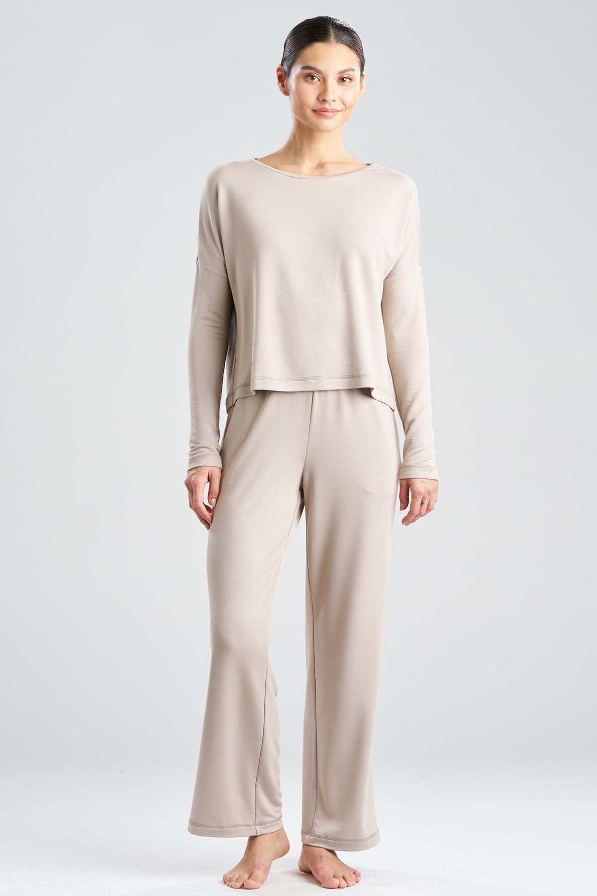 NATORI Kaia Terry Destination Long Sleeve Top