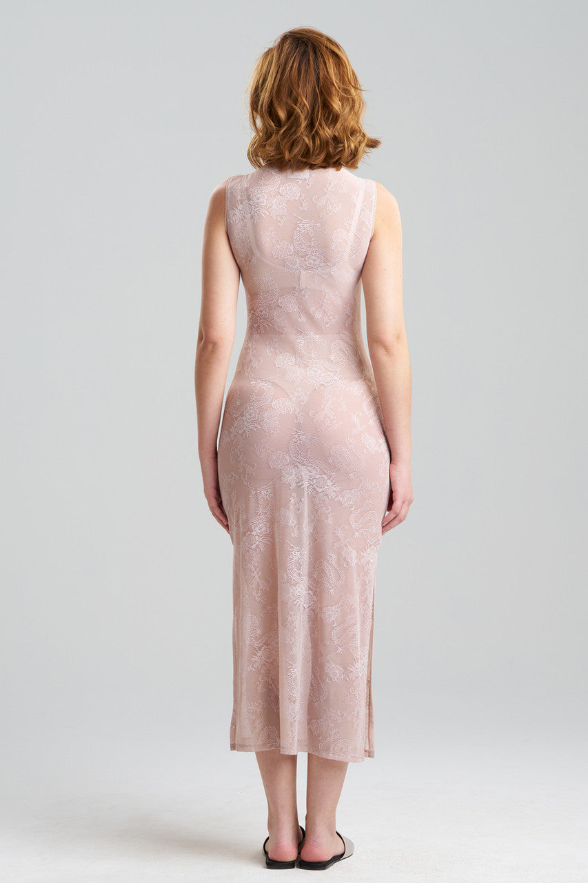 NATORI Buy Dragon Lace Gown in Café Online