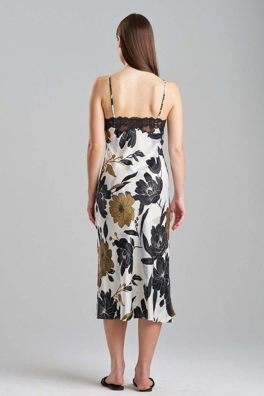 NATORI Buy Peony Blossom Lace Applique Gown in Neutral Online