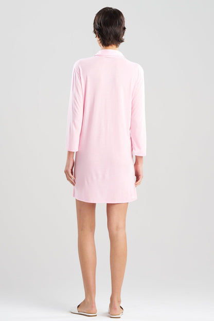 NATORI Shangri-La Embroidered TENCEL™ Sleepshirt