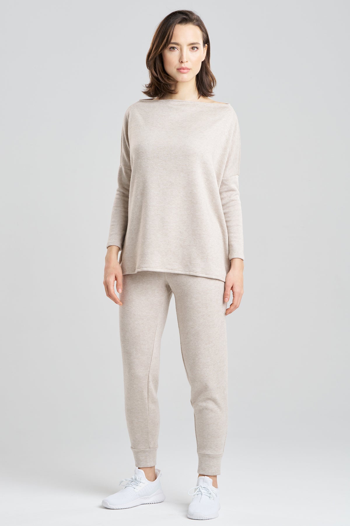 NATORI Himalaya Sweater Knit Wedge Top
