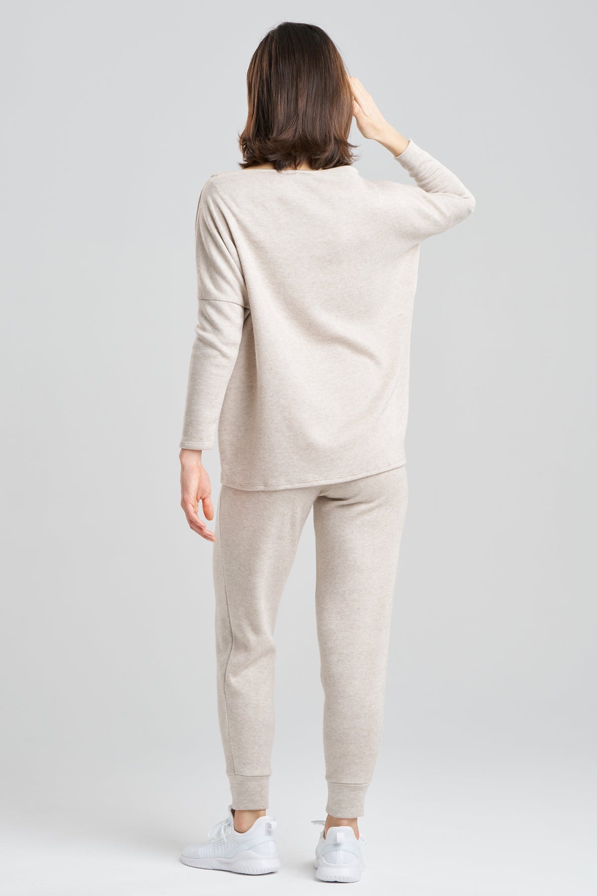NATORI Himalaya Sweater Knit Wedge Top