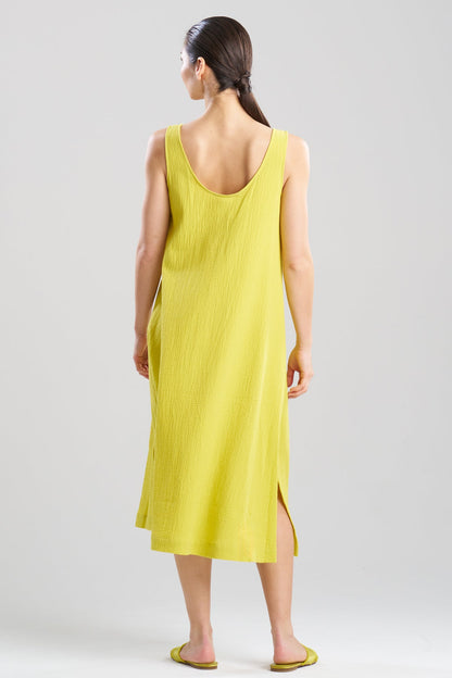 NATORI Onsen Cotton Tank Slip Dress
