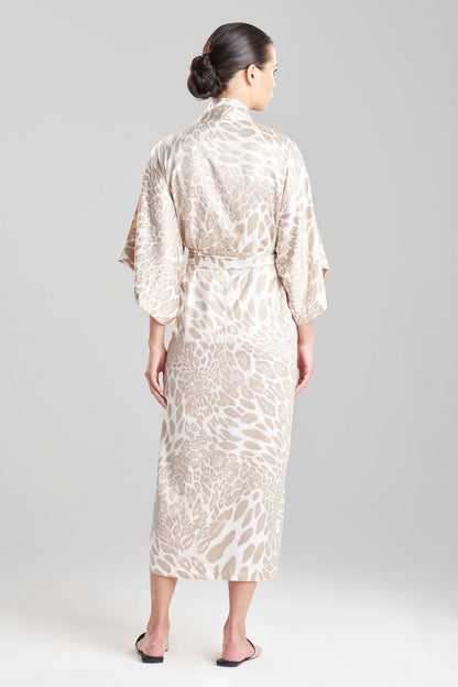 NATORI Buy Luxe Leopard Robe in Sand Taupe Online