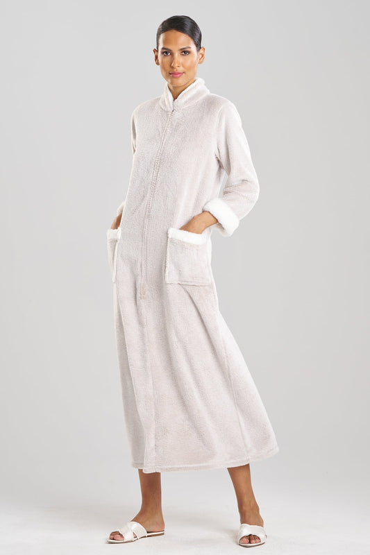 NATORI Buy Frosted Faux Fur Lounger in Cashmere Online