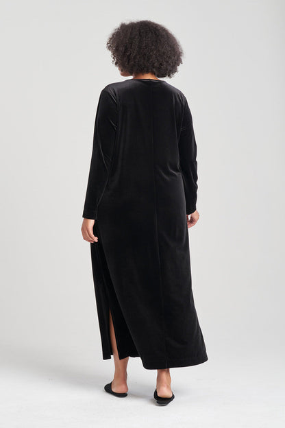NATORI Buy Natalie Velvet Lounger in Black Online