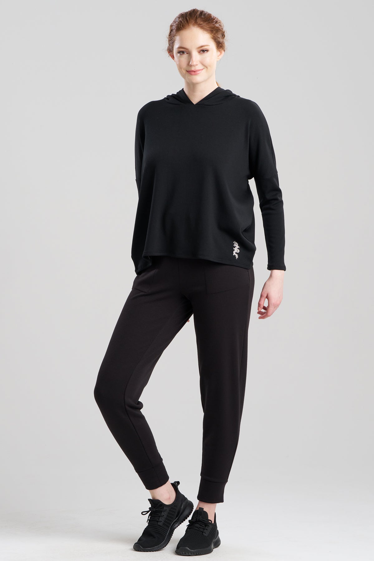 NATORI Cocoon Brushed French Terry Kimono Hoodie