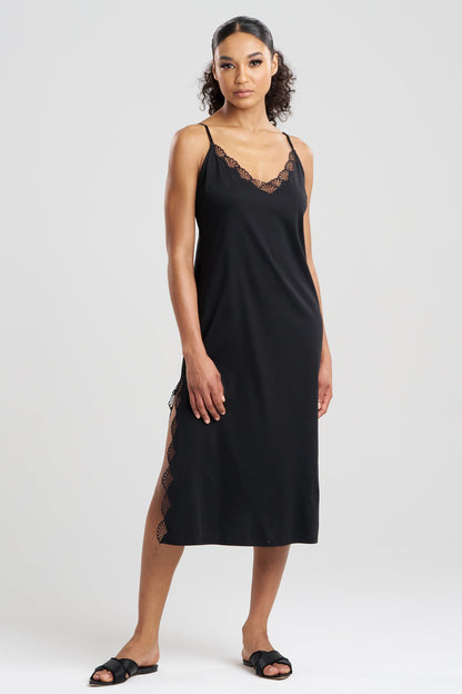 NATORI Bliss Serenity Cotton Slip Dress