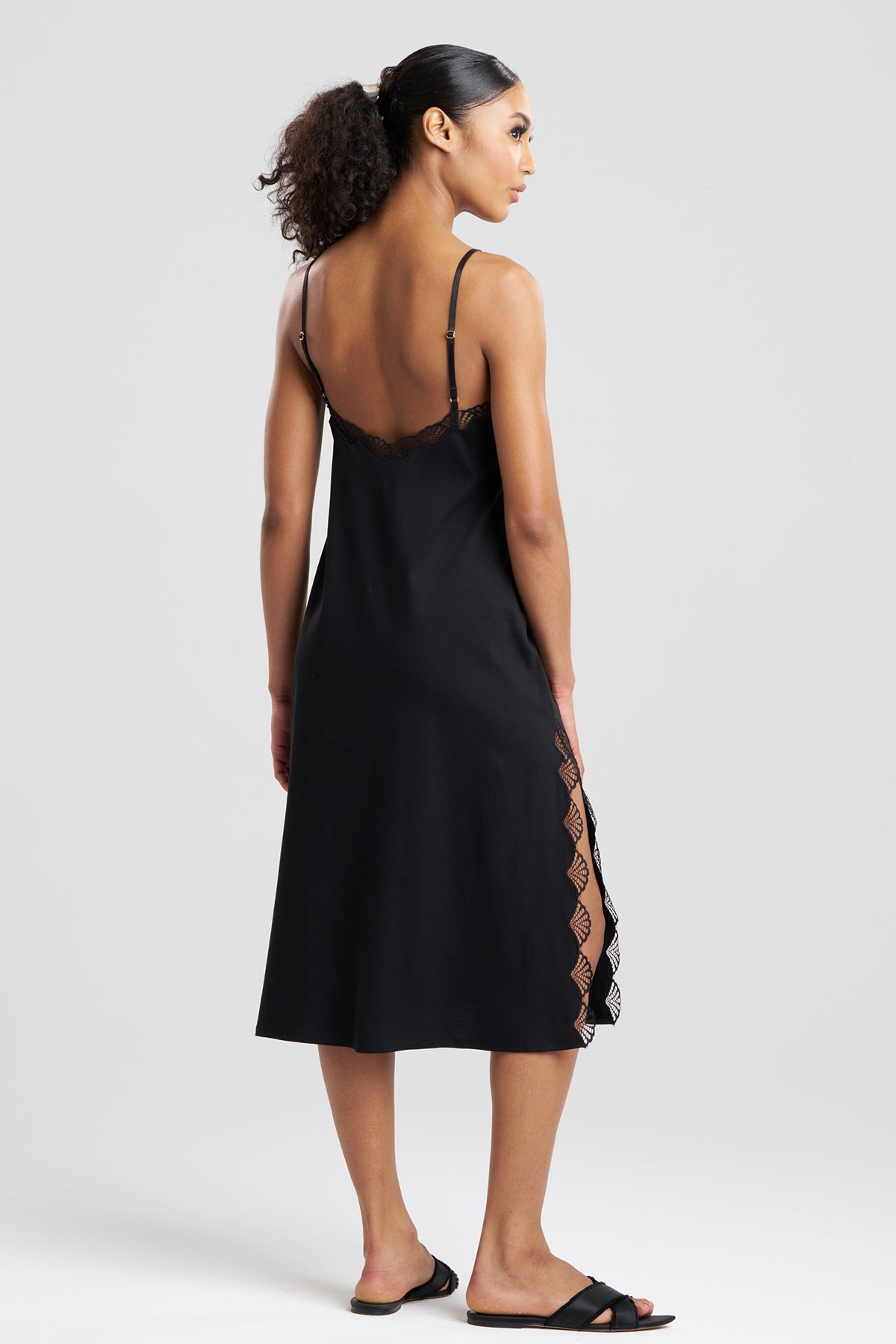 NATORI Bliss Serenity Cotton Slip Dress