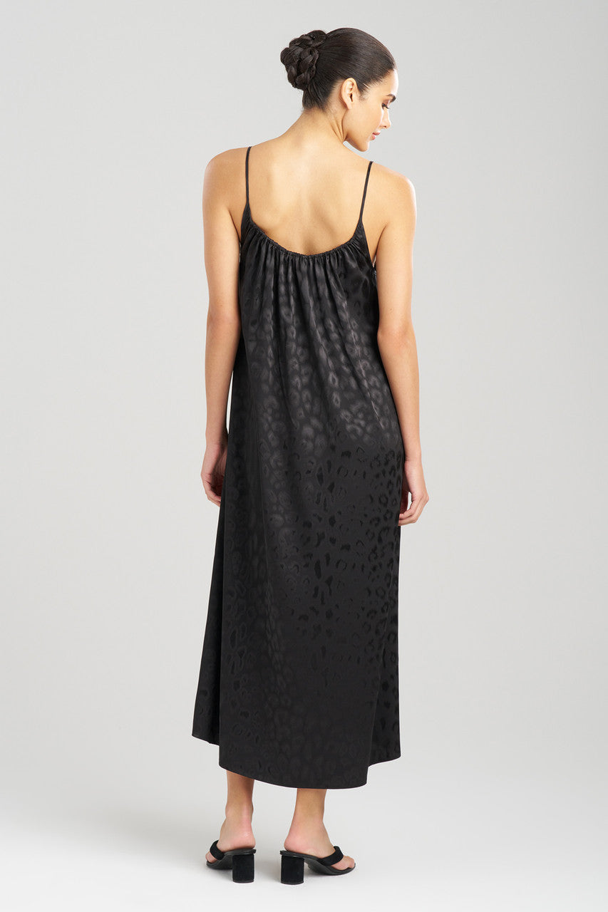 NATORI Buy Decadence Tie Front Gown in Black Online