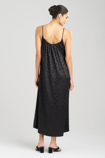 NATORI Buy Decadence Tie Front Gown in Black Online