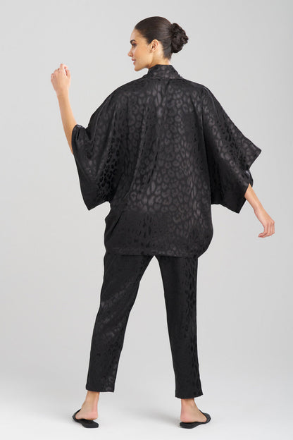 NATORI Buy Decadence Belted Wrap in Black Online