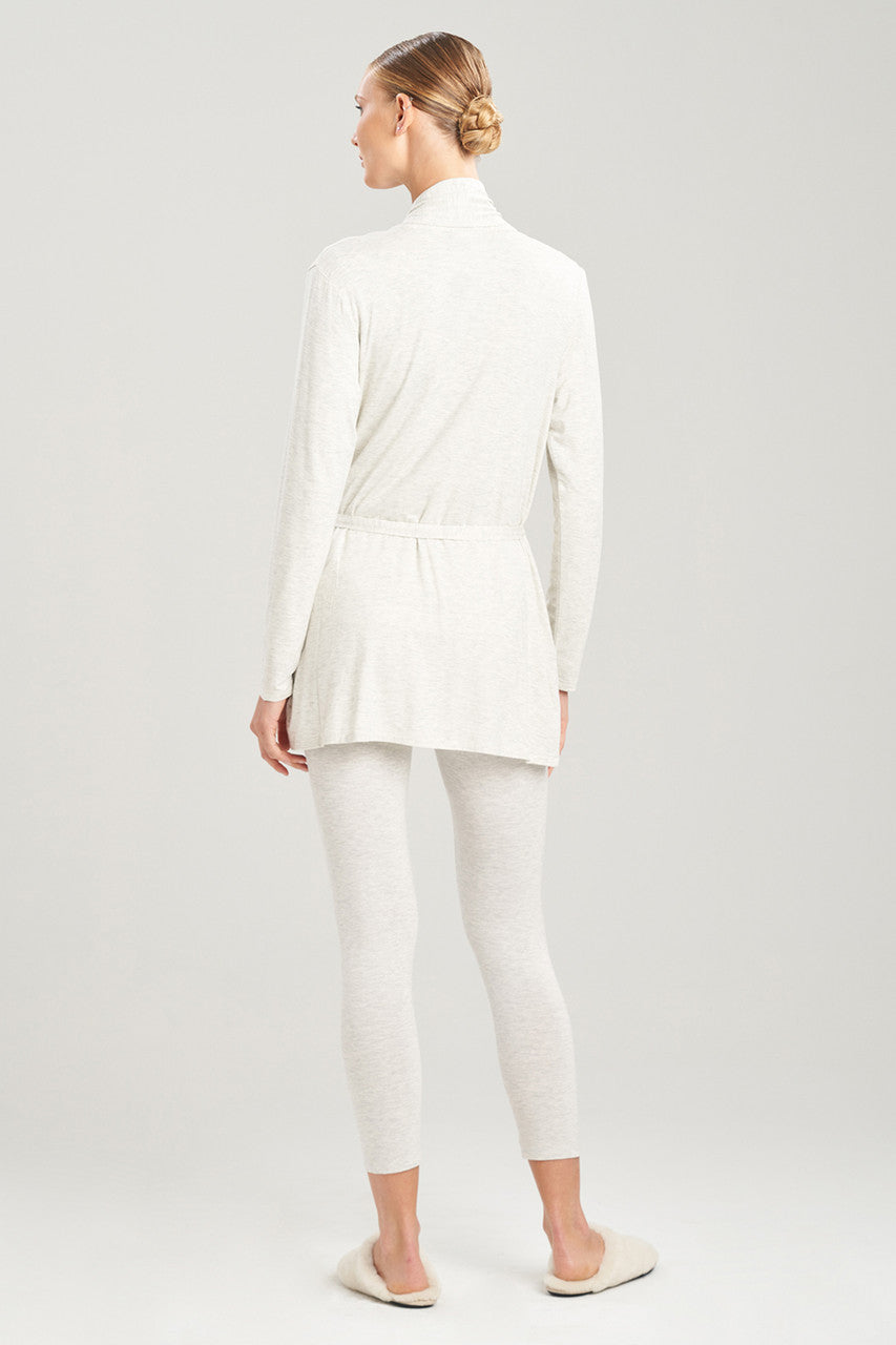 NATORI Buy Feathers Element Wrap in Heather Pebble Stone Online