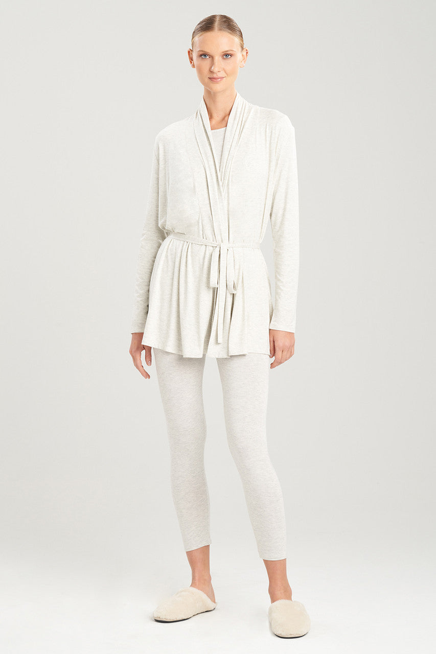NATORI Buy Feathers Element Wrap in Heather Pebble Stone Online
