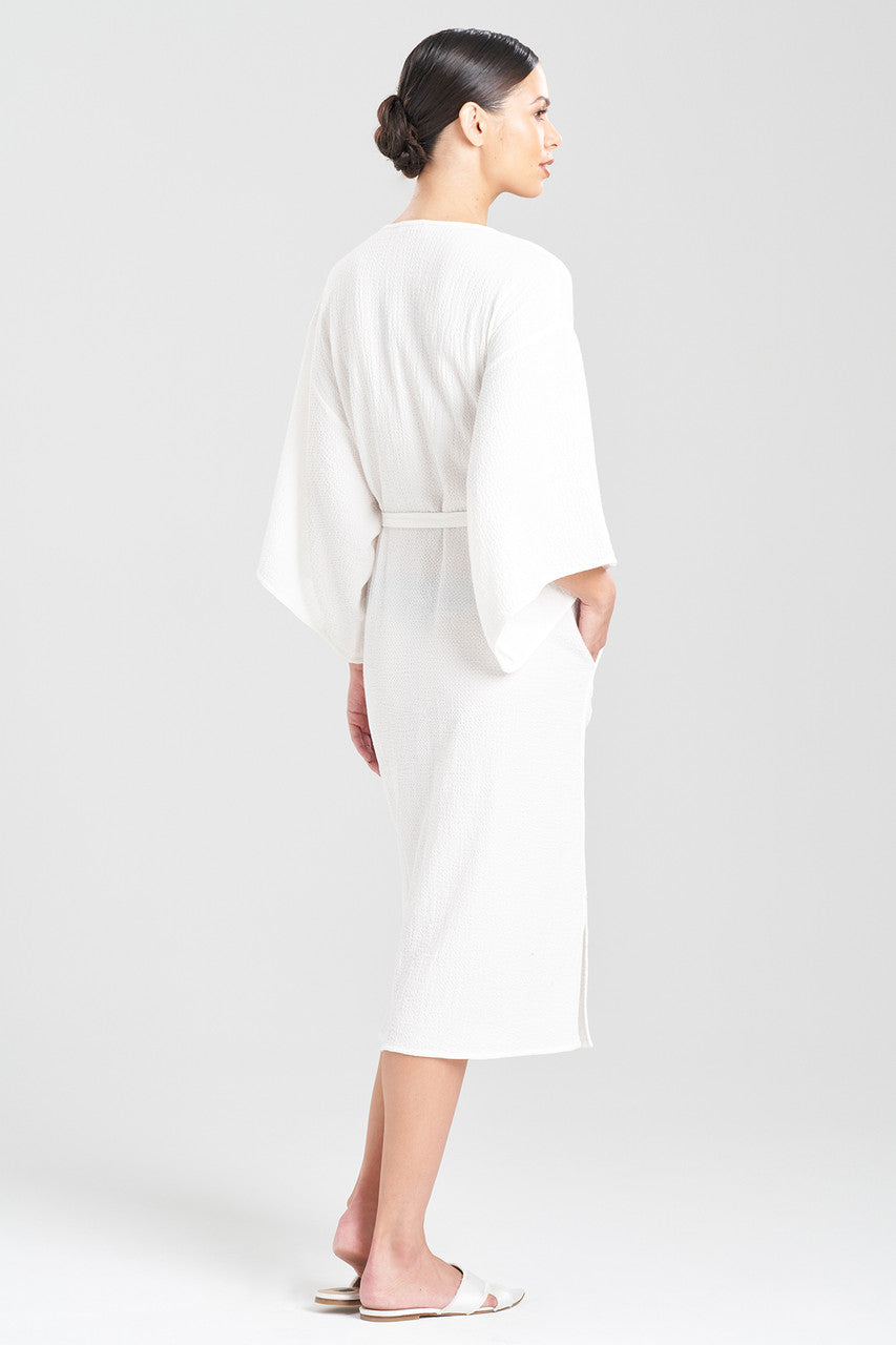 NATORI Buy Onsen Cotton Robe in White Online