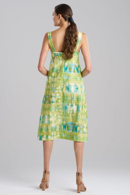 NATORI Plaids Cotton Poplin Sundress