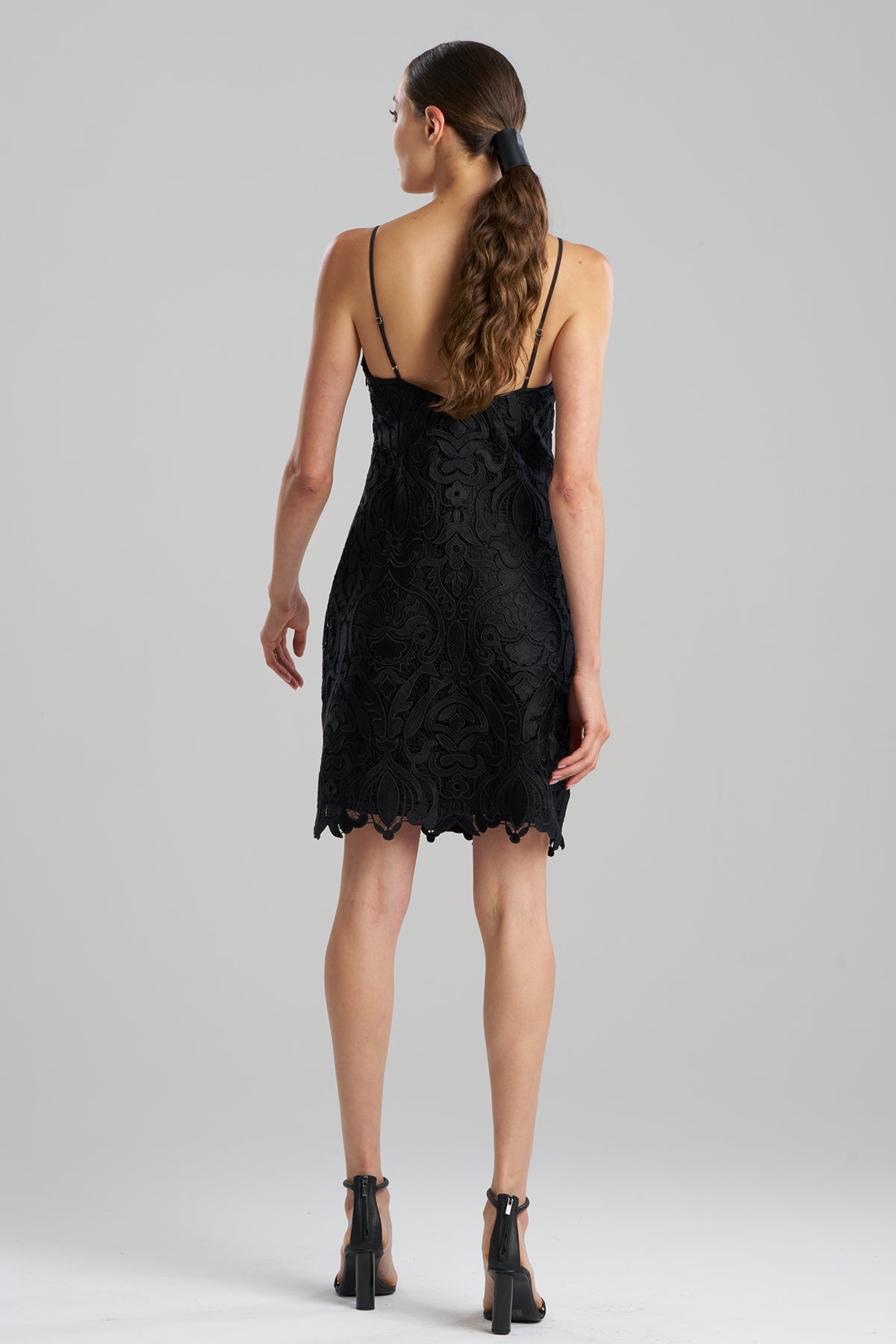 NATORI Suzani Lace Slip Dress