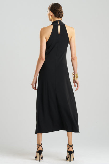 NATORI Buy Matte Jersey Maxi Dress in Black Online