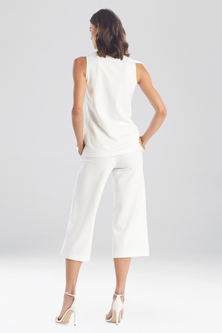 NATORI Buy Light Weight Ponte Tank in Snow Online