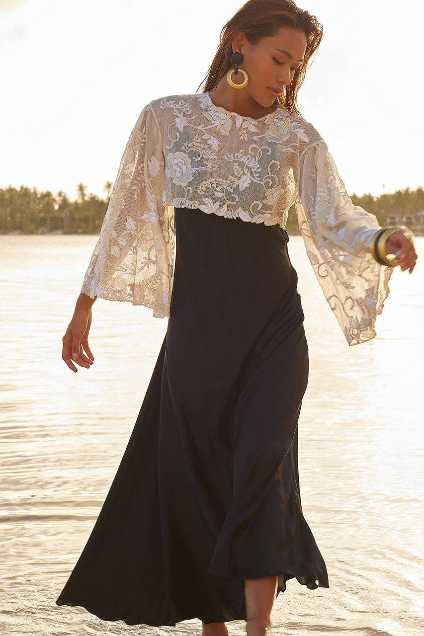 NATORI Buy Couture Piña Embroidered Top in Natural Online