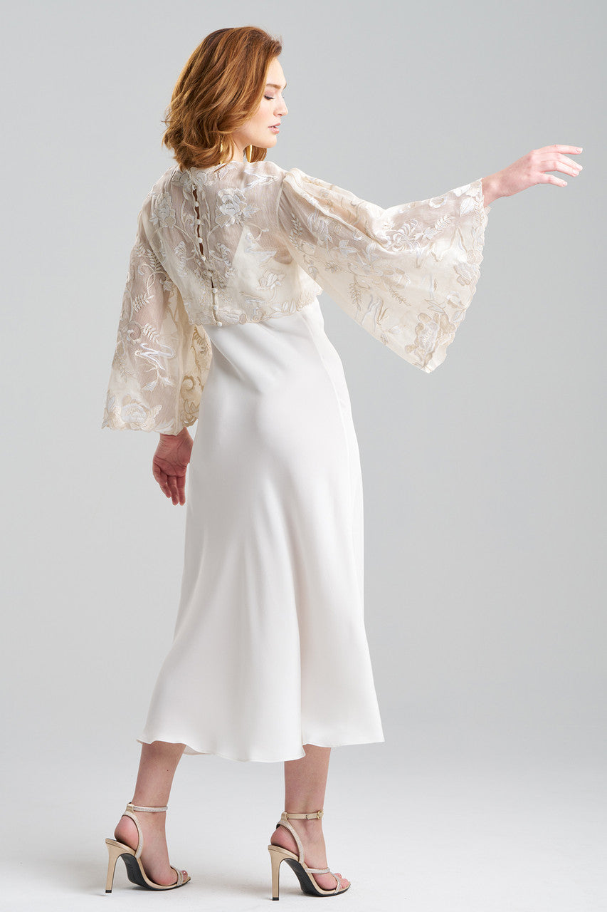 NATORI Buy Couture Piña Embroidered Top in Natural Online