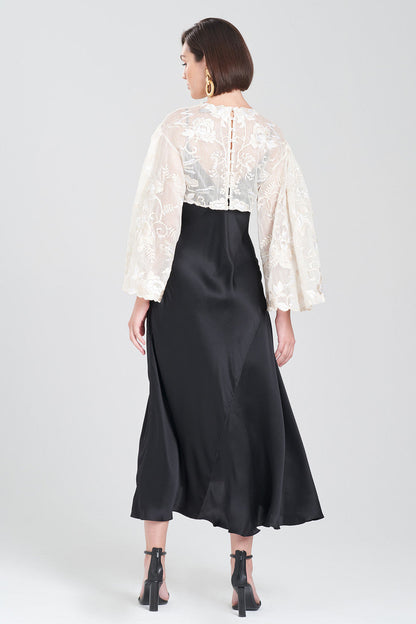 NATORI Buy Couture Piña Embroidered Top in Natural Online