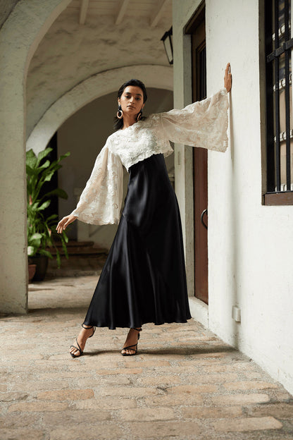 NATORI Buy Couture Piña Embroidered Top in Natural Online